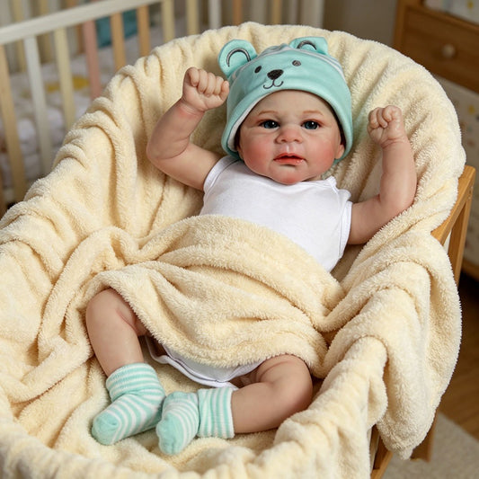 16" Reborn Baby Dolls Boy Vinyl Silicone Handmade Realistic Newborn Doll Gift UK