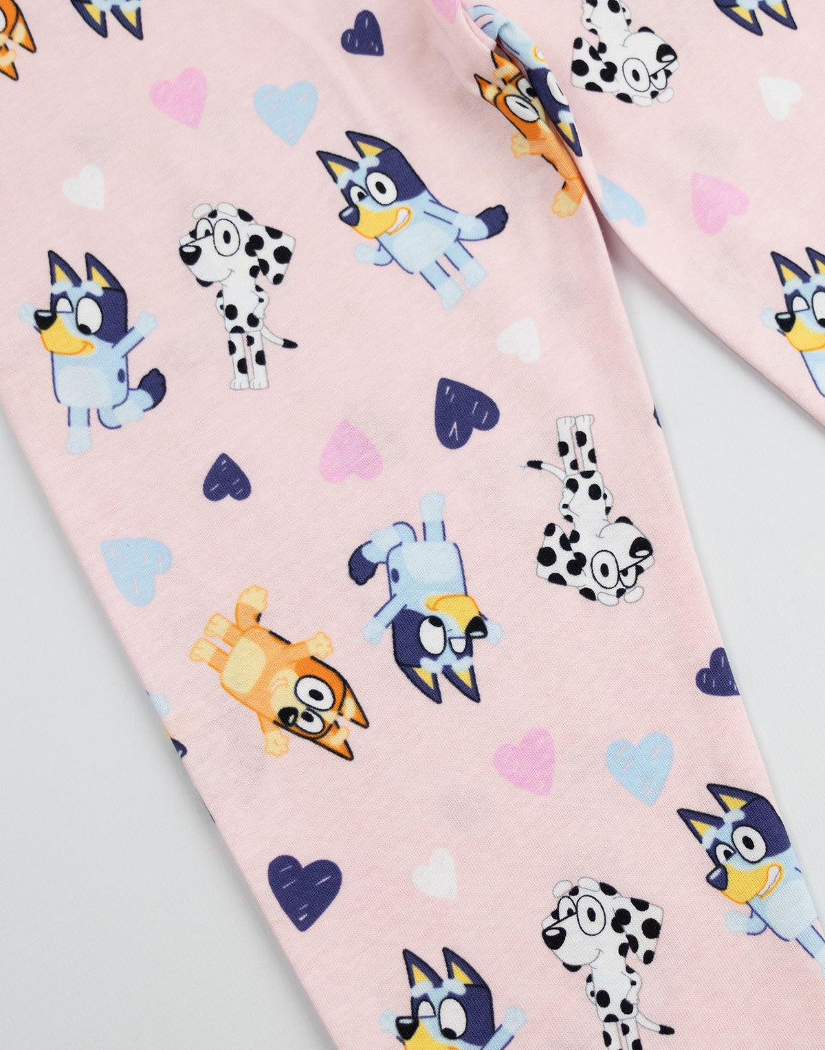 Bluey Long Sleeve Long Leg Pyjama Set | Girls Cream | Official Merch