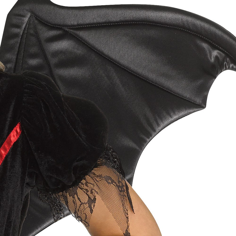 DEVIL CHILD Halloween Fancy Dress Costume Devils Red Spooky Outfit Girls Tulle