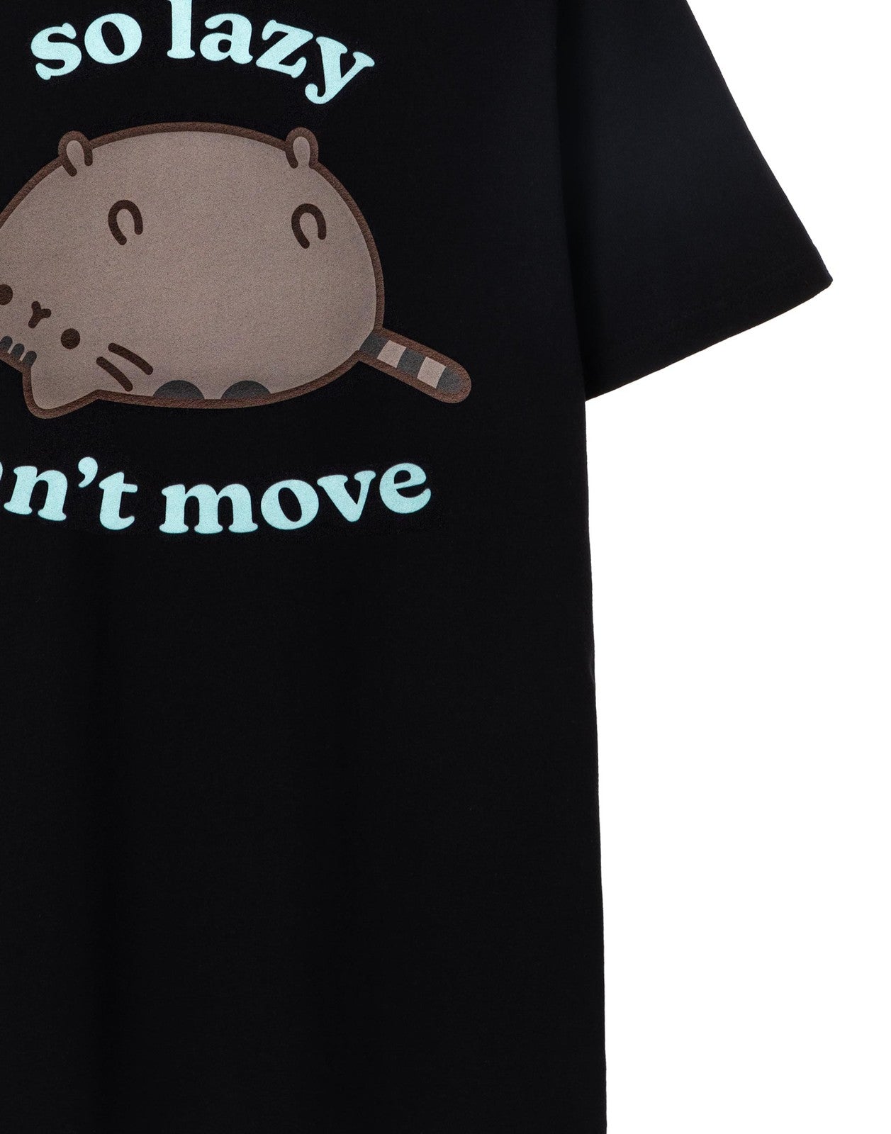 Pusheen Short Sleeved T-Shirt | Womens Black | Official Merch