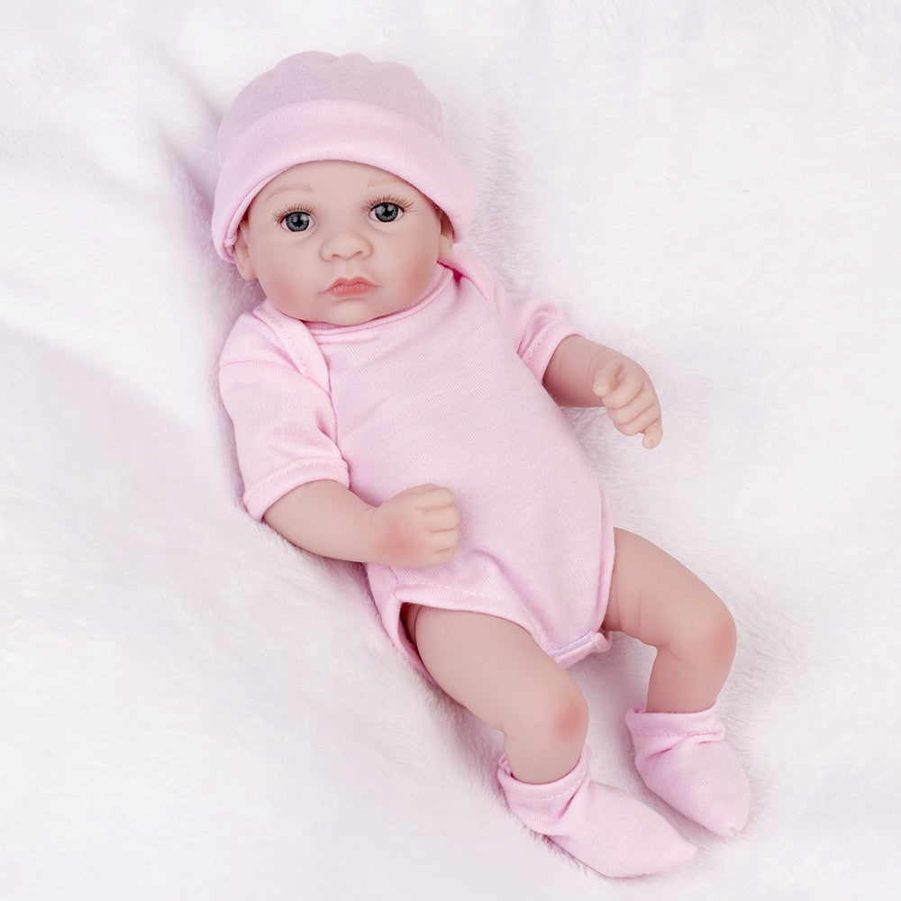 10" Reborn Dolls Waterproof Newborn Boy Girl Full Body Silicone Vinyl Twins Bath
