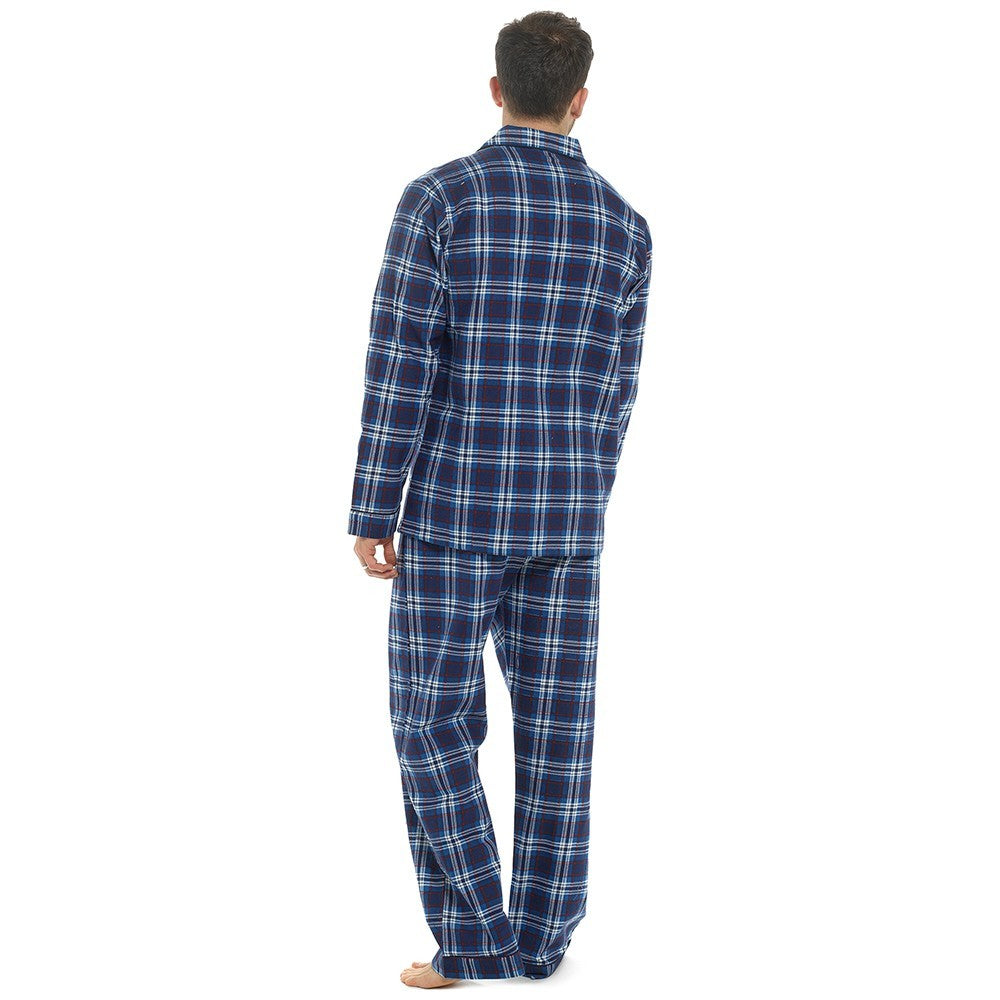 MENS TRADITIONAL PYJAMAS SET PLAIN PJ NIGHTWEAR LOUNGE WEAR TOP PANTS TROUSERS