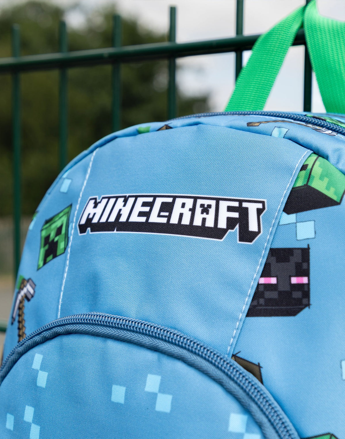Minecraft Backpack | Unisex Kids Blue Gaming | Official Merch