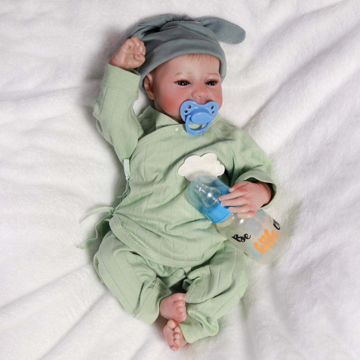 18" Reborn Dolls Twins Full Body Vinyl Silicone Lifelike Newborn Baby Boy Girl