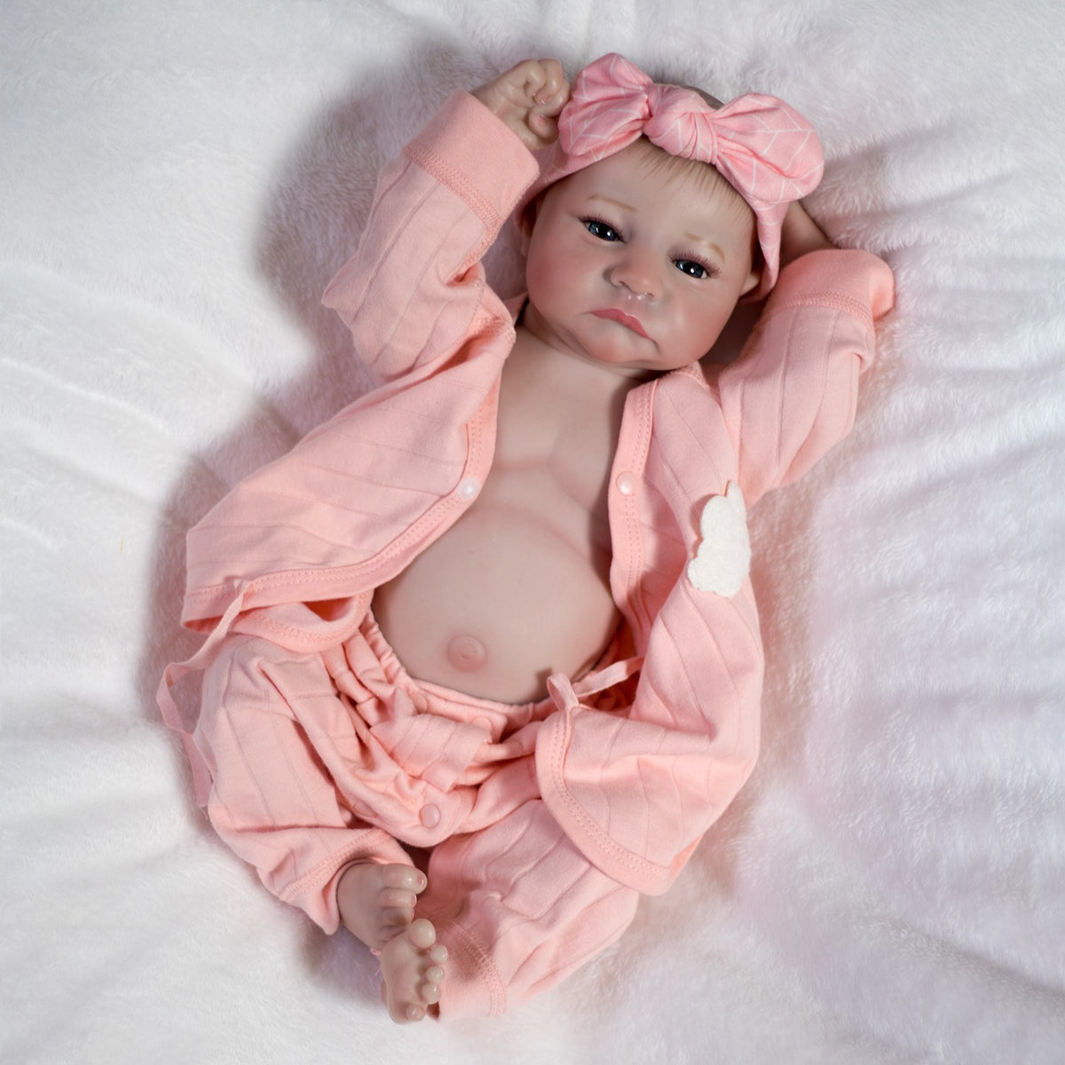 18" Realistic Reborn Baby Dolls Waterproof Newborn Girl Boy Twins Lifelike Gifts