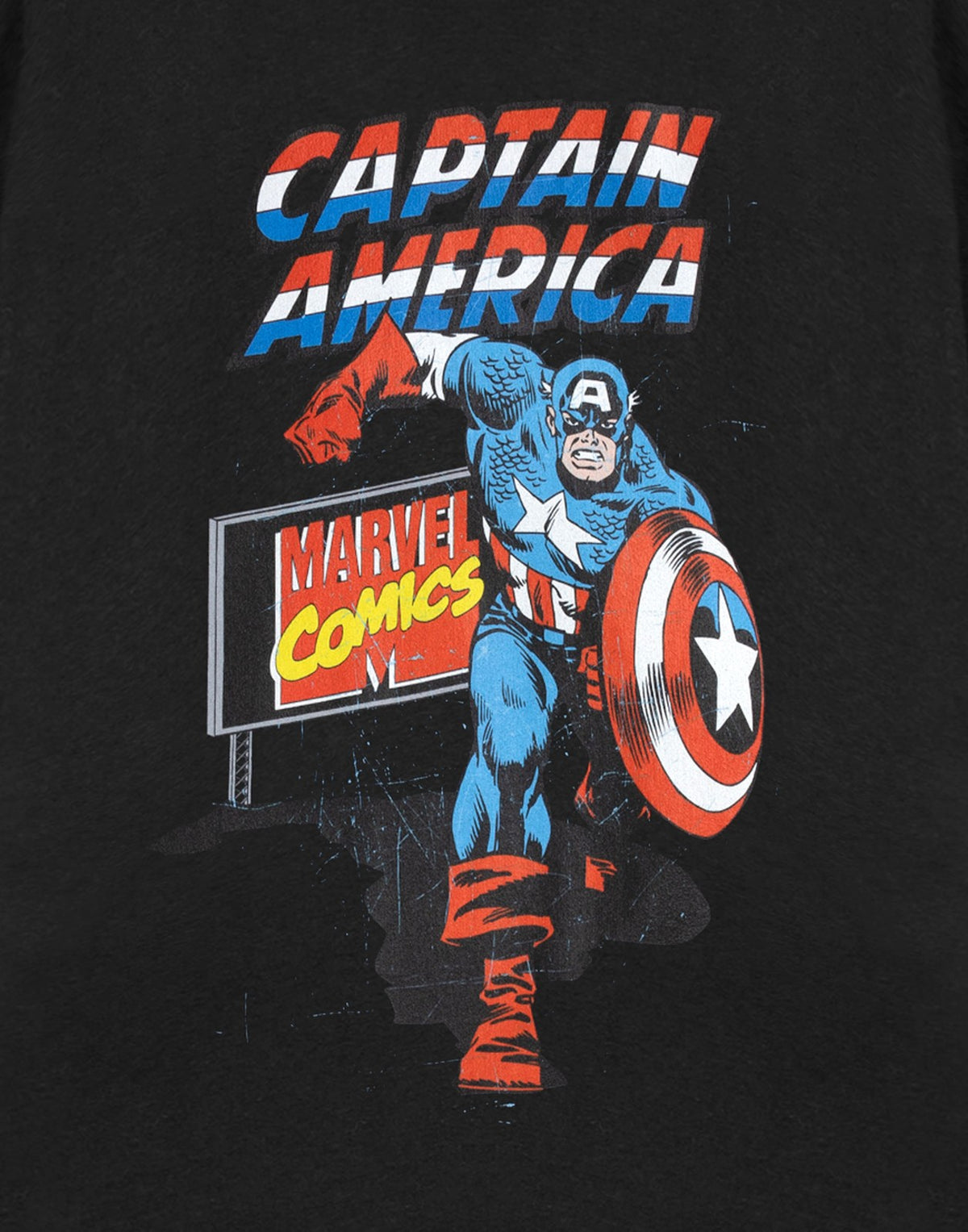 Marvel Short Sleeved T-Shirt | Mens Black | Official Merch