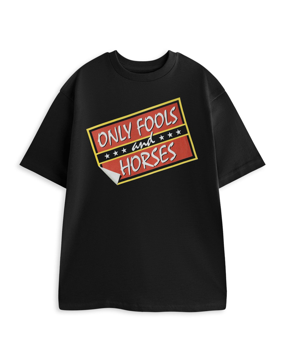 Only Fools And Horses Short Sleeved T-Shirt | Mens Black | Official Merch