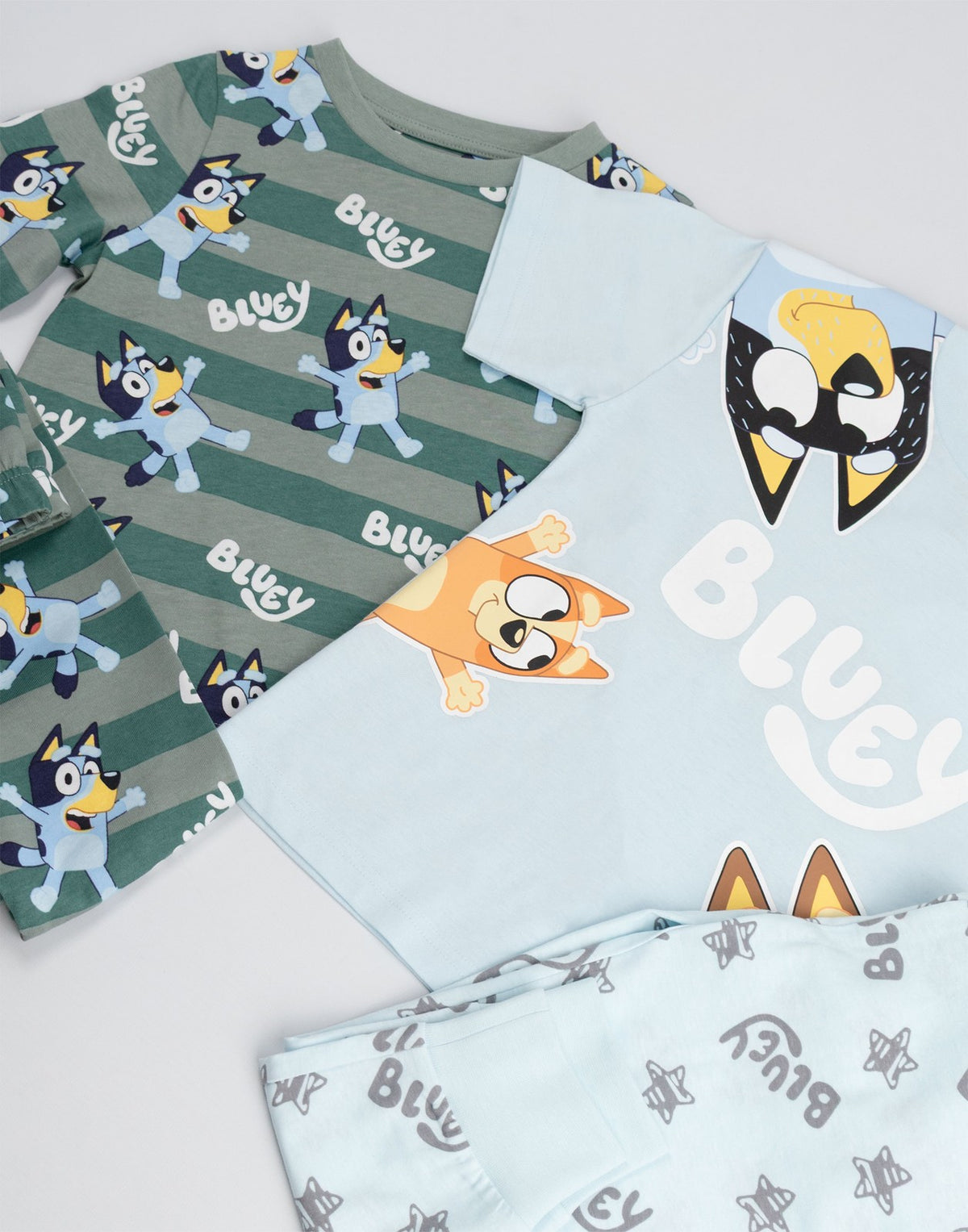 Bluey Multi-Pack of 2 Long Leg Pyjama Set | Boys Multicoloured | Official Merch