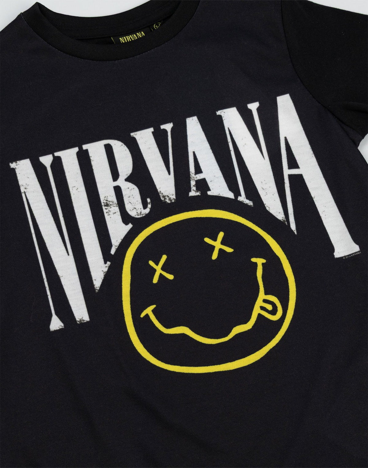 Nirvana Long Sleeve Long Leg Pyjama Set | Unisex Kids Black | Official Merch