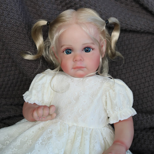 Realistic Reborn Dolls Vinyl Silicone Real Lifelike Newborn Baby Girl Doll Gift