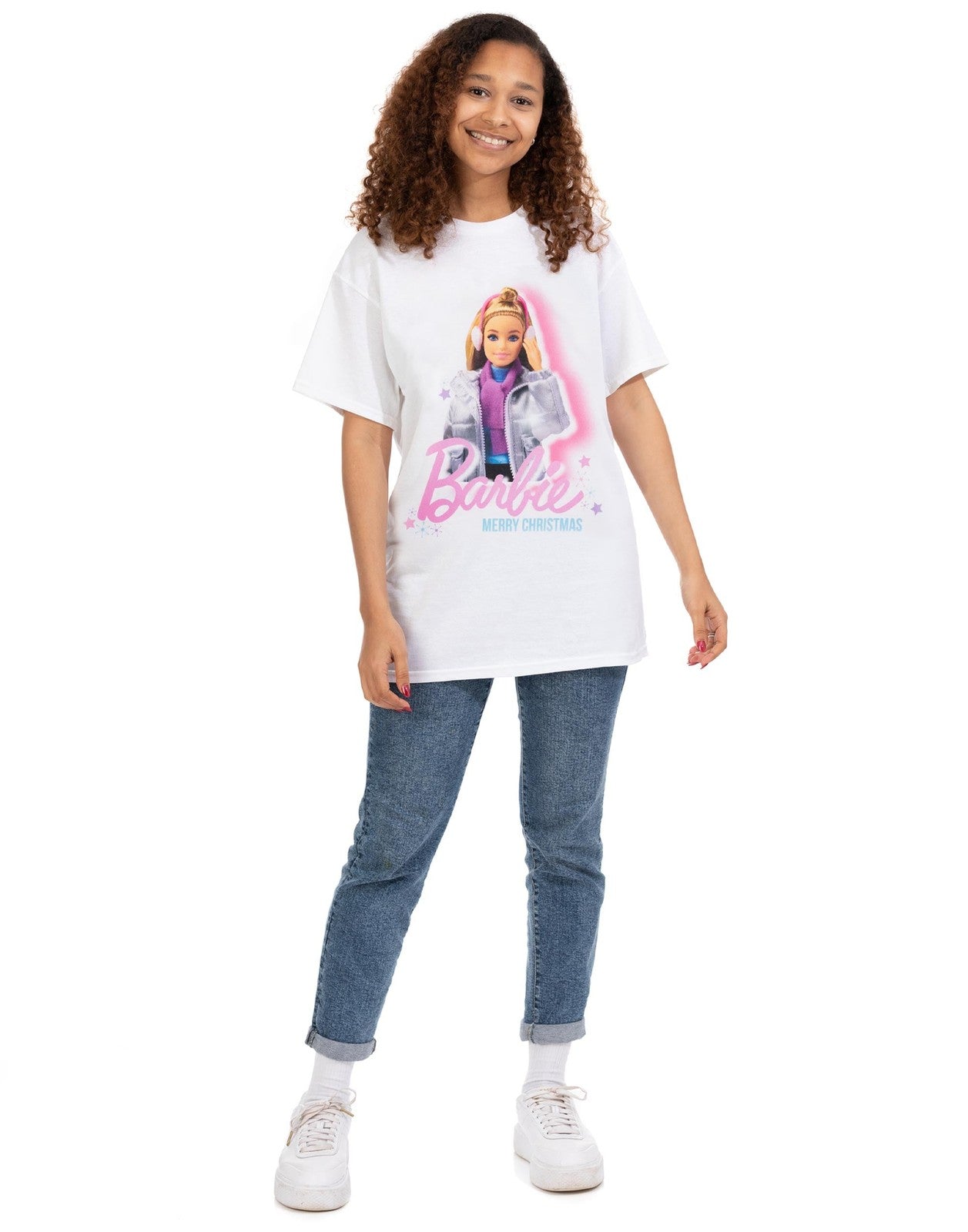 Barbie Short Sleeved T-Shirt | Womens White | Official Merch