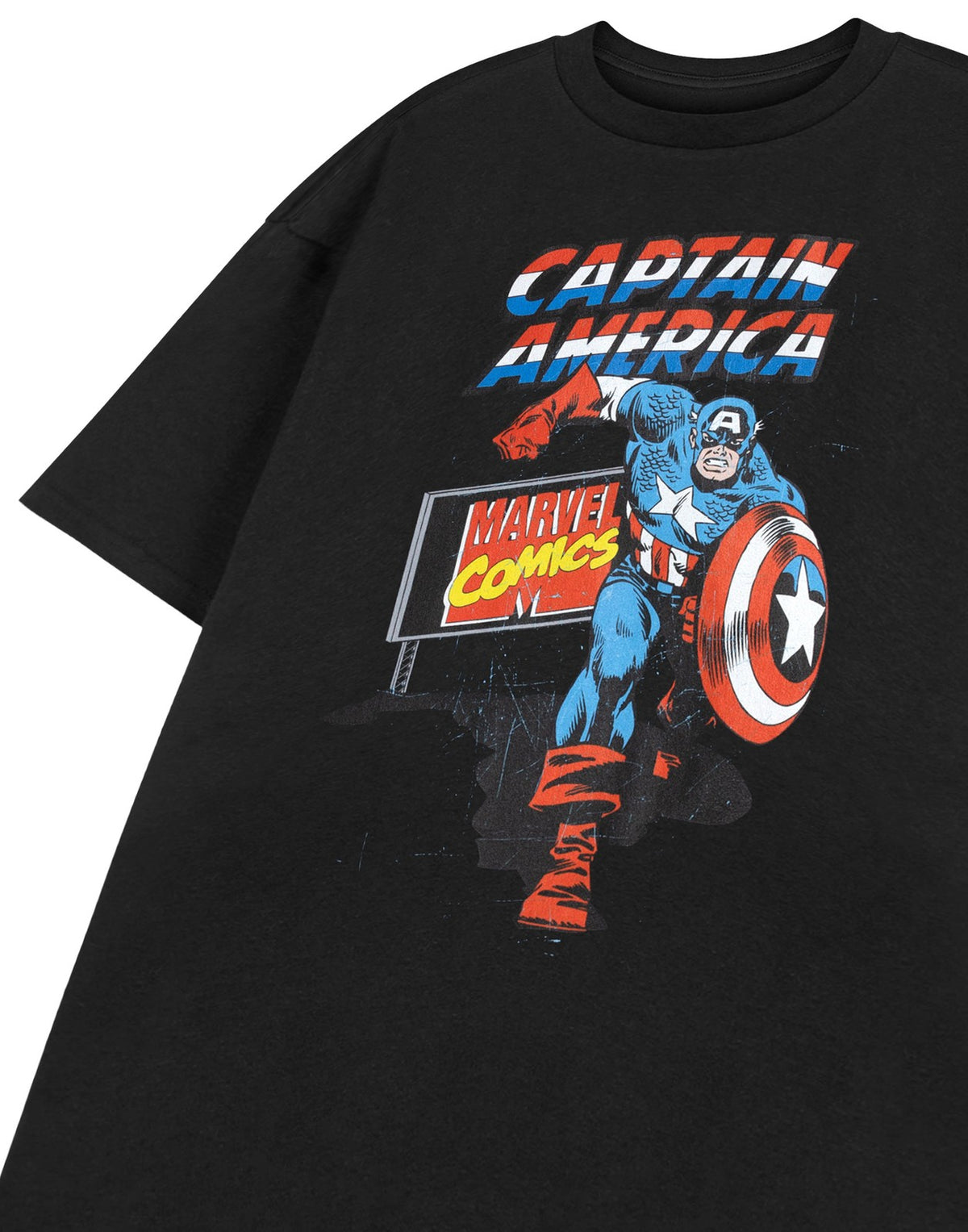 Marvel Short Sleeved T-Shirt | Mens Black | Official Merch