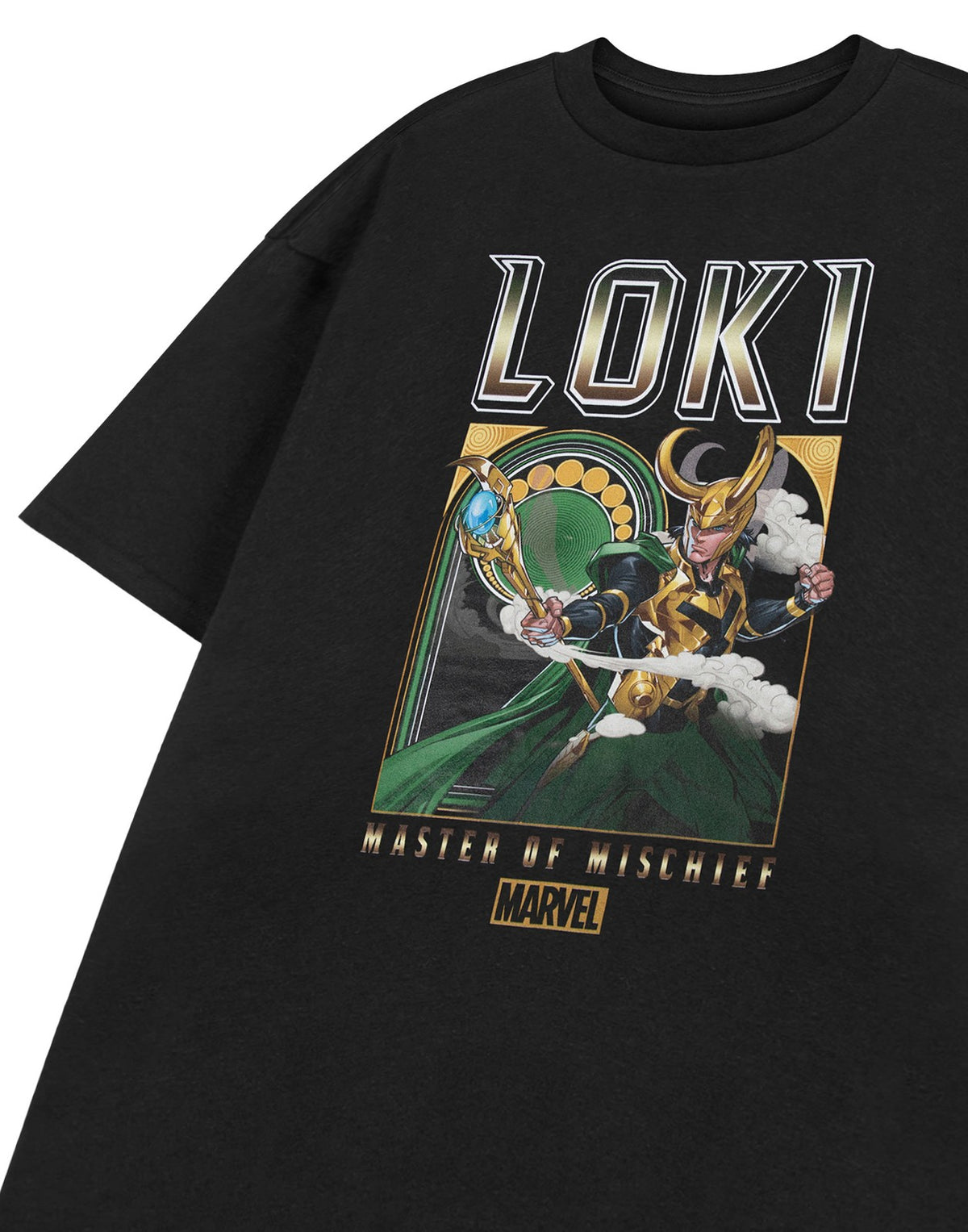 Marvel Short Sleeved T-Shirt | Mens Black | Official Merch