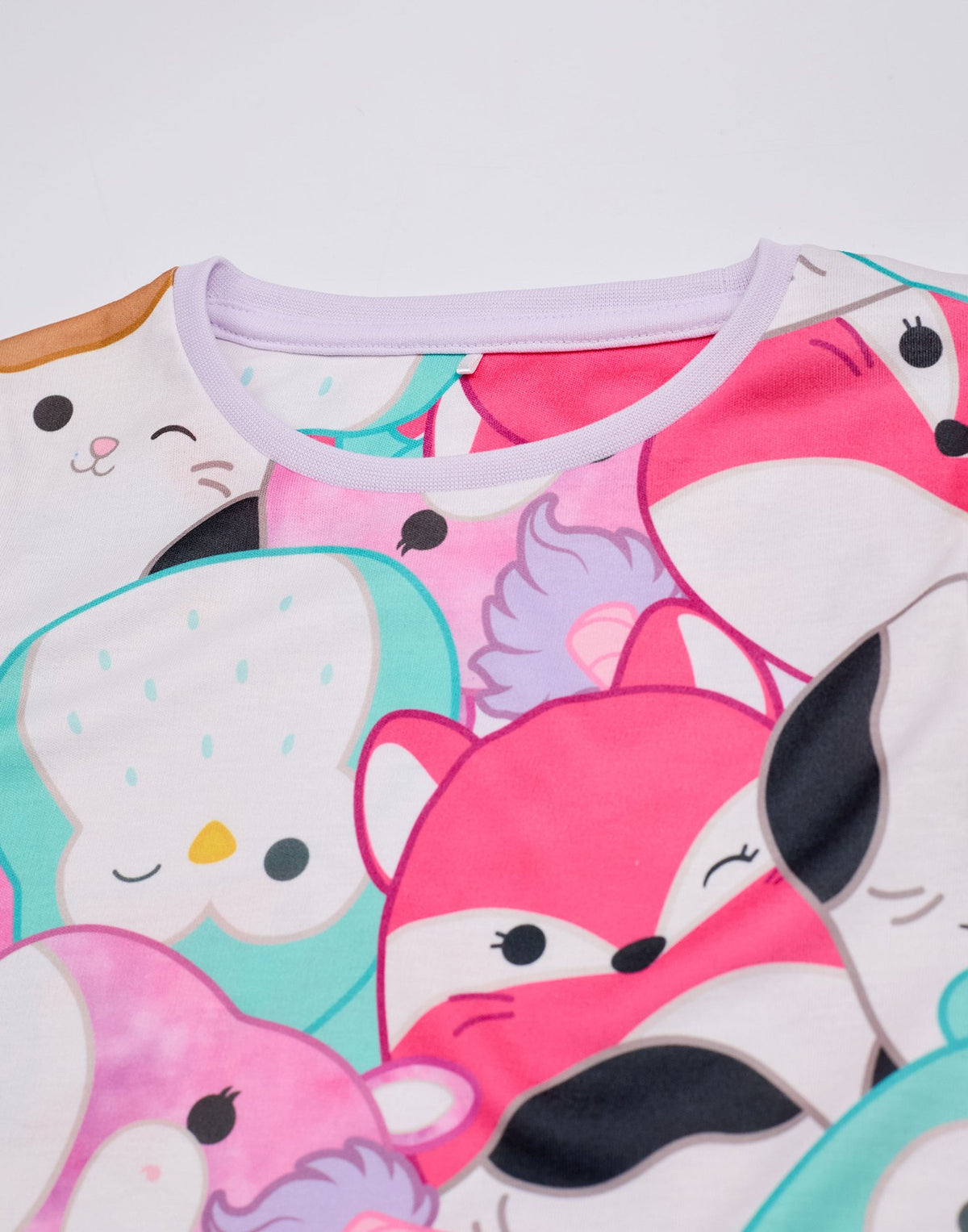 Squishmallows Multi-Pack of 2 Long Sleeve Long Leg Pyjama Set | Girls Purple | O