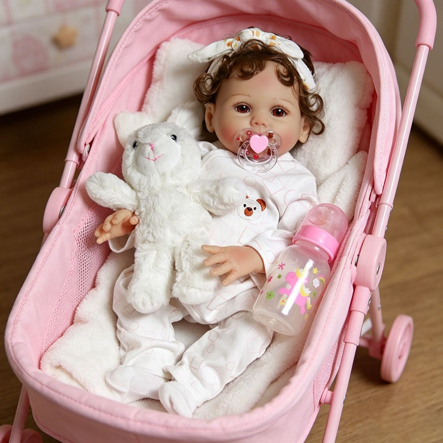 Full Body Vinyl Silicone Reborn Dolls Lifelike Real Newborn Baby Girl Gift Bath