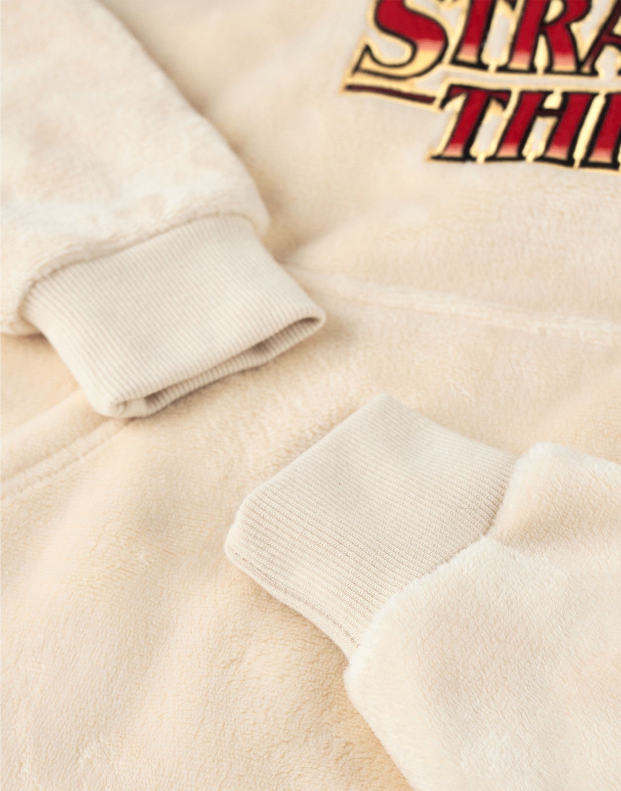 Stranger Things Blanket Hoodie | Unisex Kids Cream | Official Merch