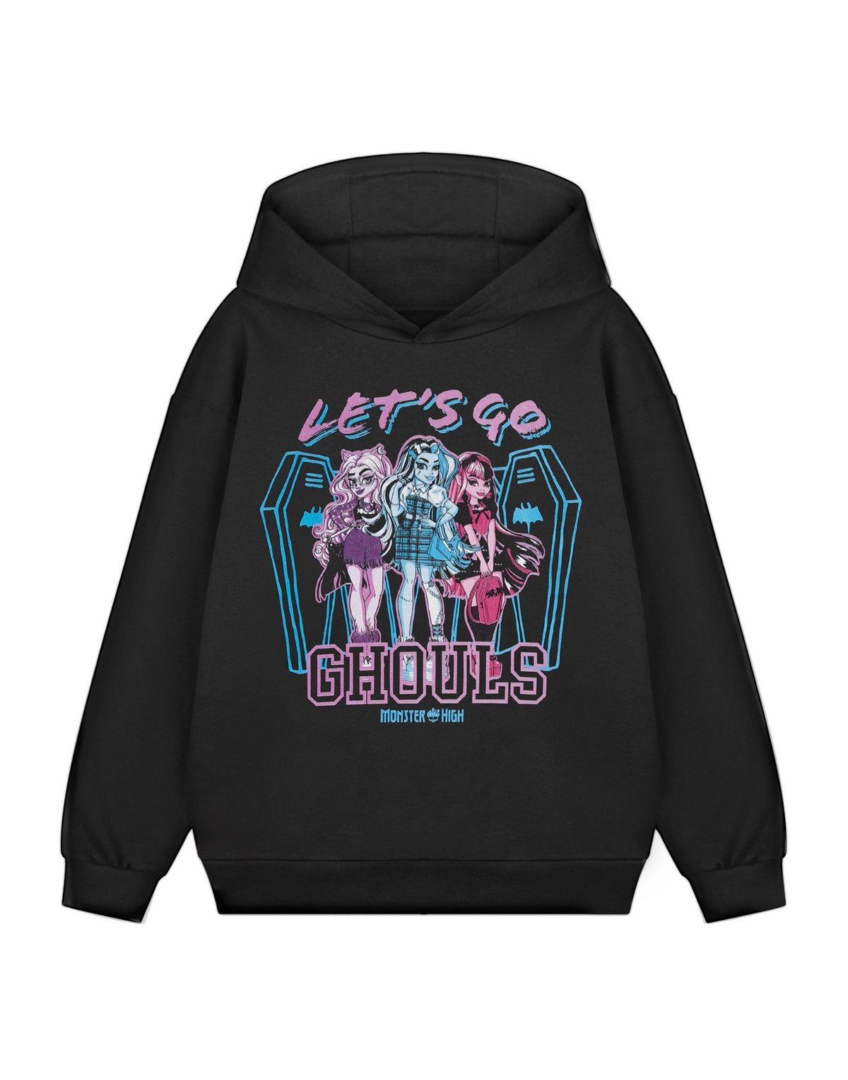 Monster High Hoodie | Girls Black | Official Merch