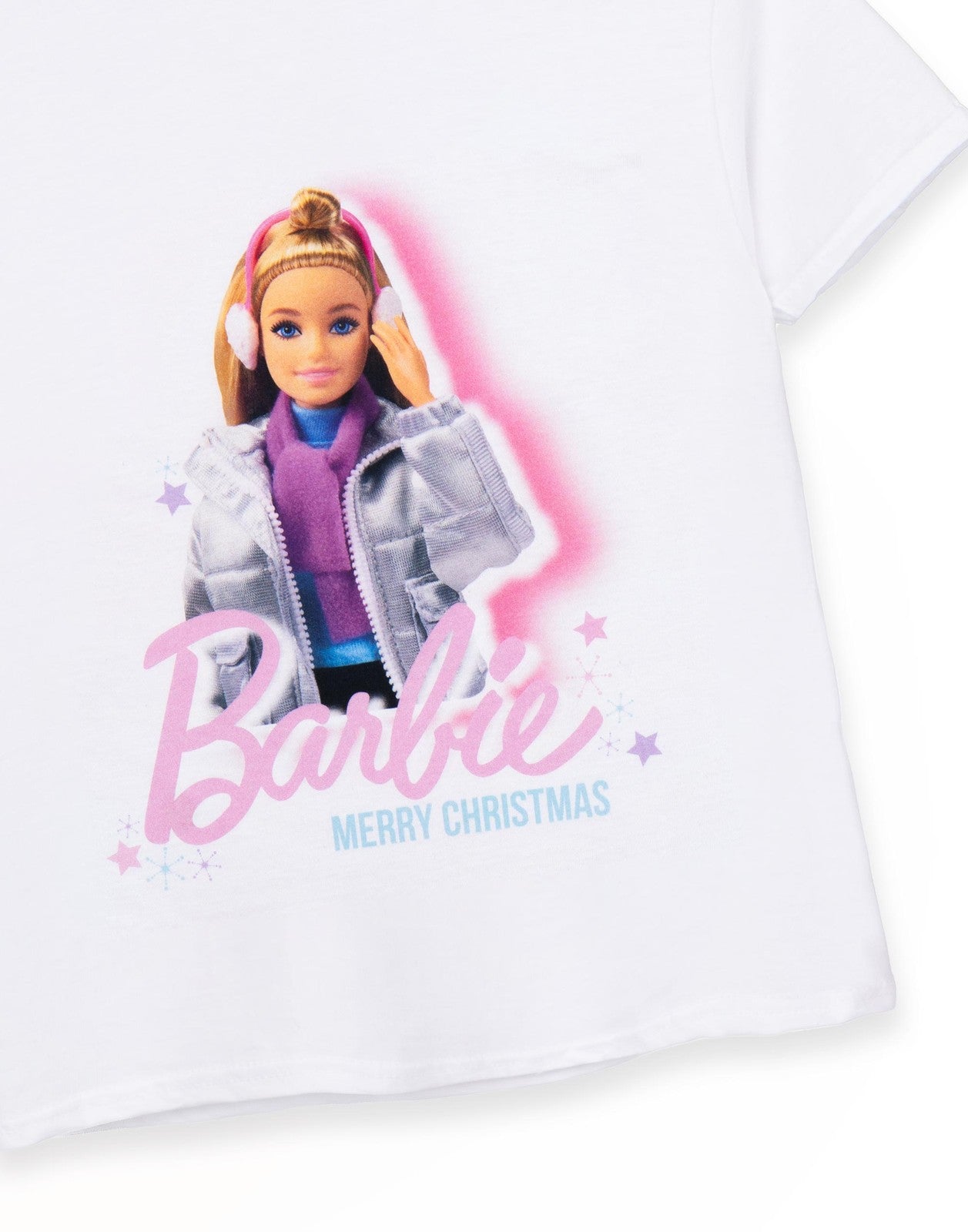 Barbie Short Sleeved T-Shirt | Girls White | Official Merch