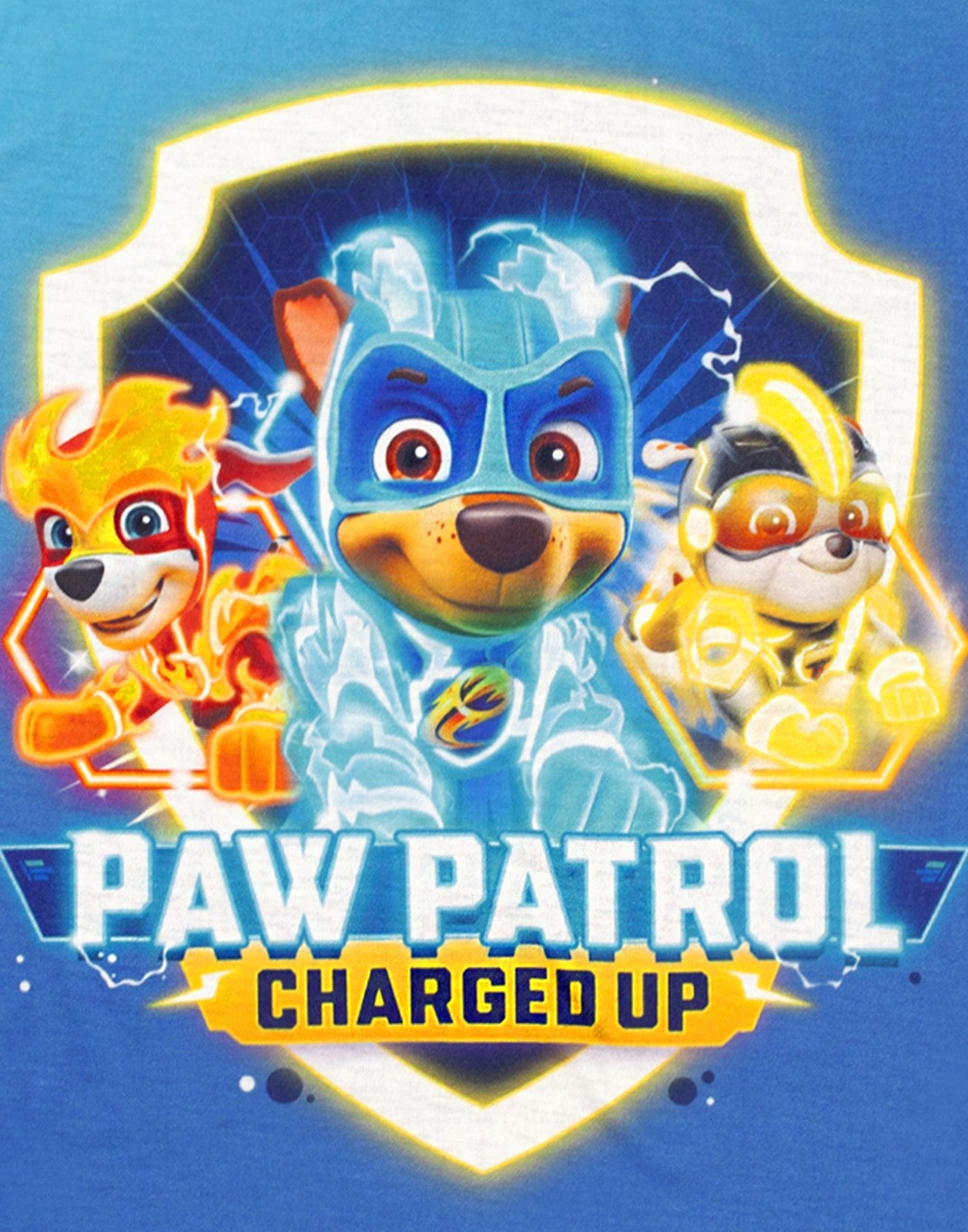 Paw Patrol Short Sleeve Long Leg Pyjama Set | Boys Blue | Official Merch