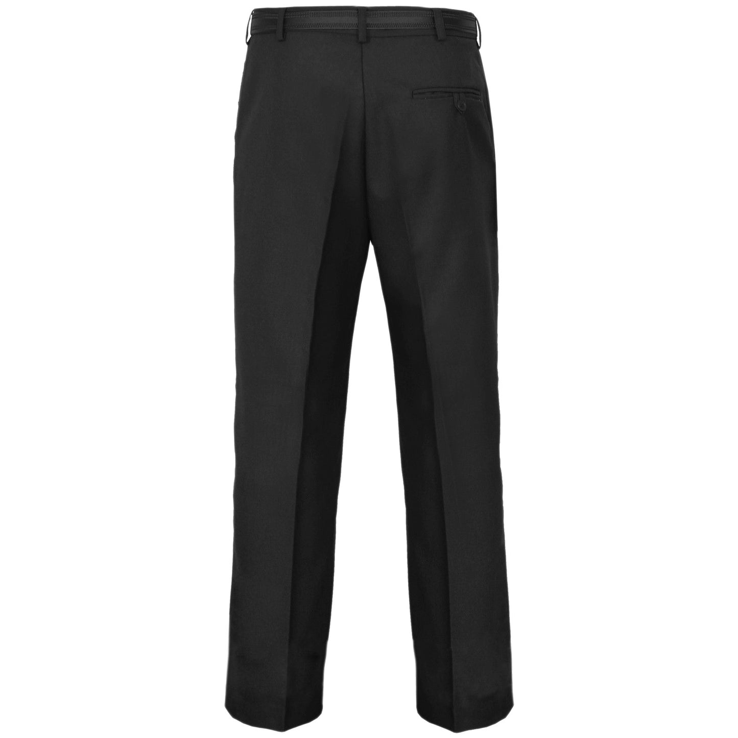 MENS TROUSERS OFFICE BUSINESS WORK FORMAL CASUAL SMART BELT POCKETS DRESS PANTS