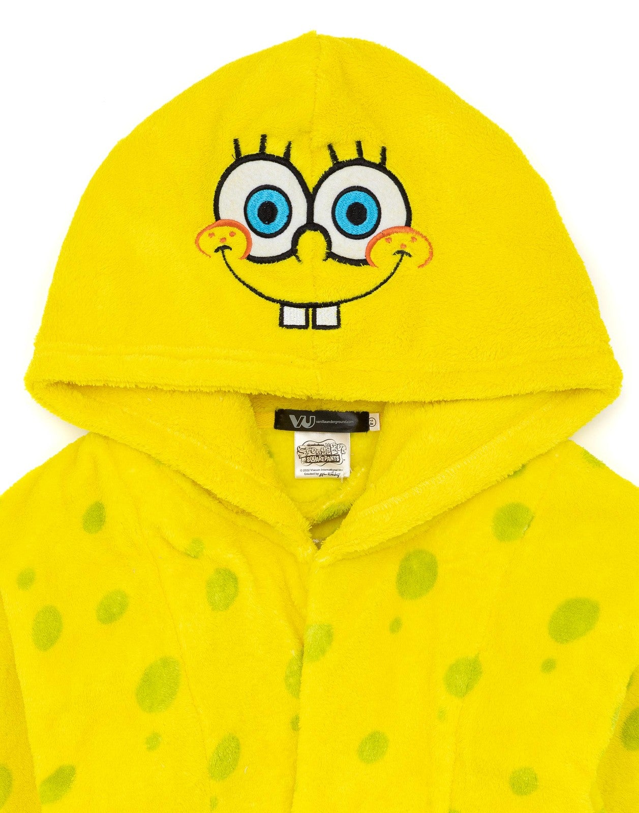 SpongeBob SquarePants Bathrobe | Unisex Kids Yellow | Official Merch