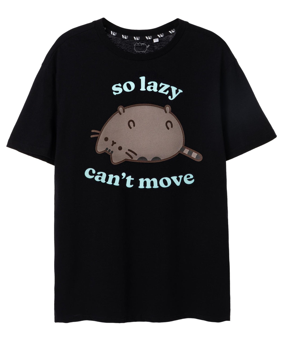 Pusheen Short Sleeved T-Shirt | Womens Black | Official Merch