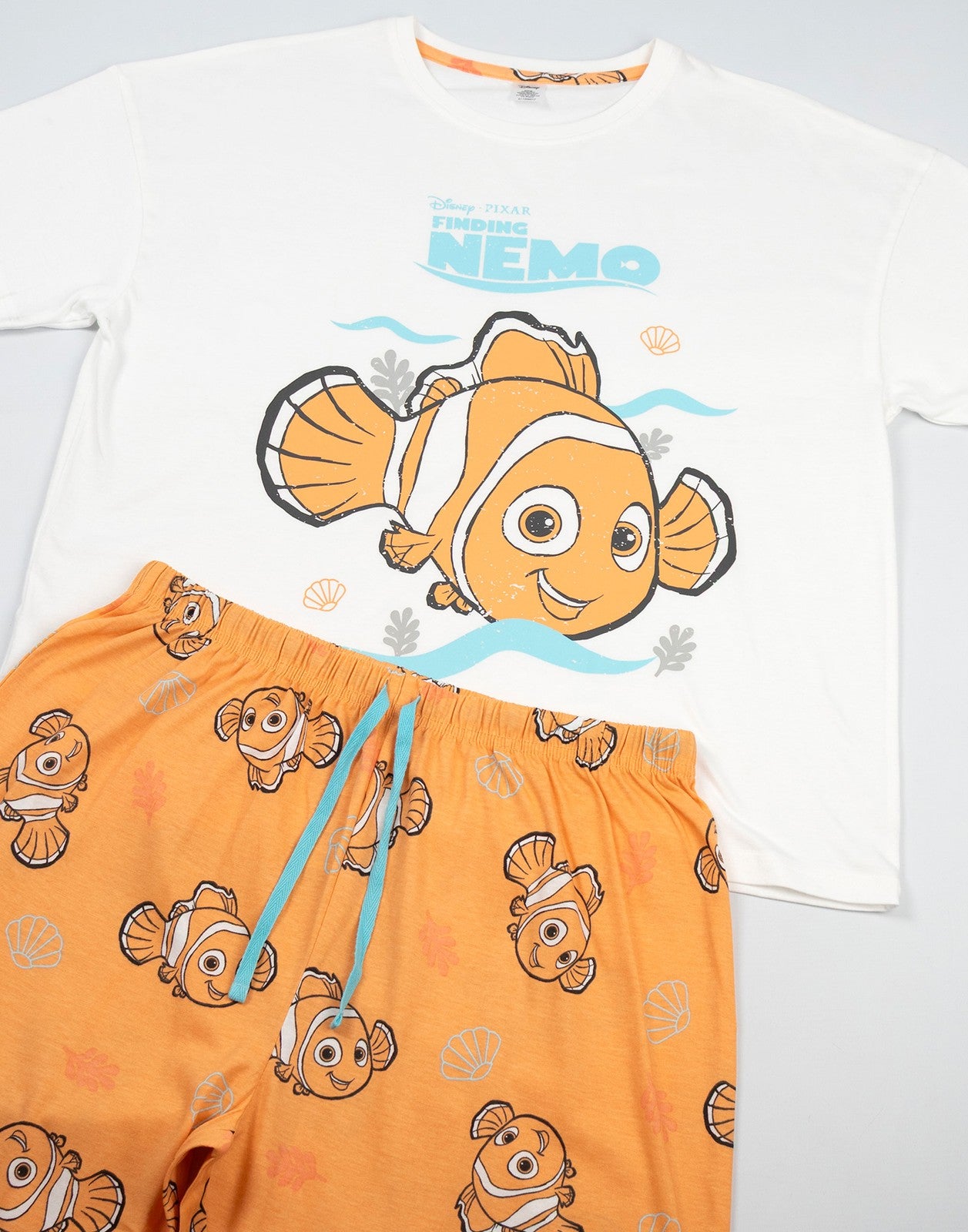 Disney Short Sleeve Long Leg Pyjama Set | Womens White | Official Merch