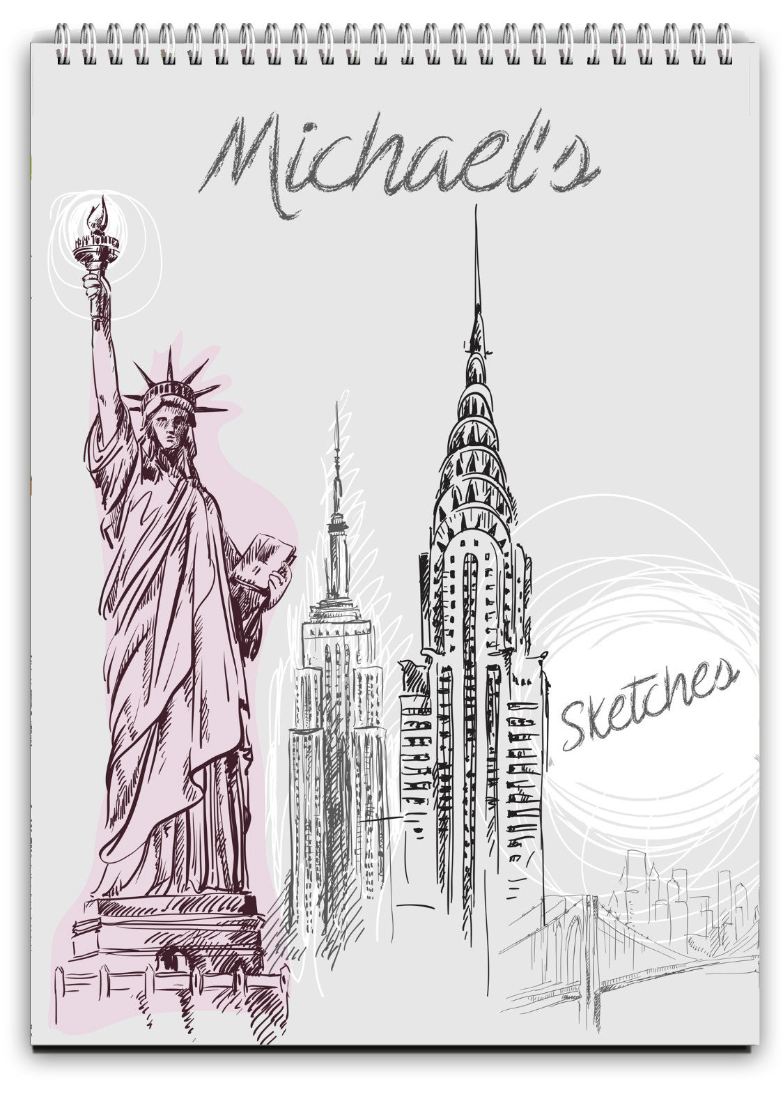 A4 PERSONALISED DRAWING PAD/A4 SKETCH BOOK/ DOODLE PAD/A4 NOTEBOOKS