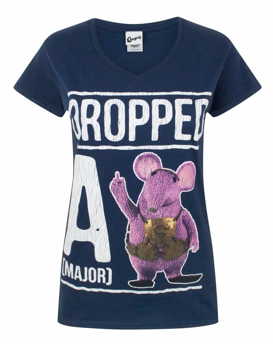 Clangers Short Sleeved T-Shirt | Womens Blue | Official Merch