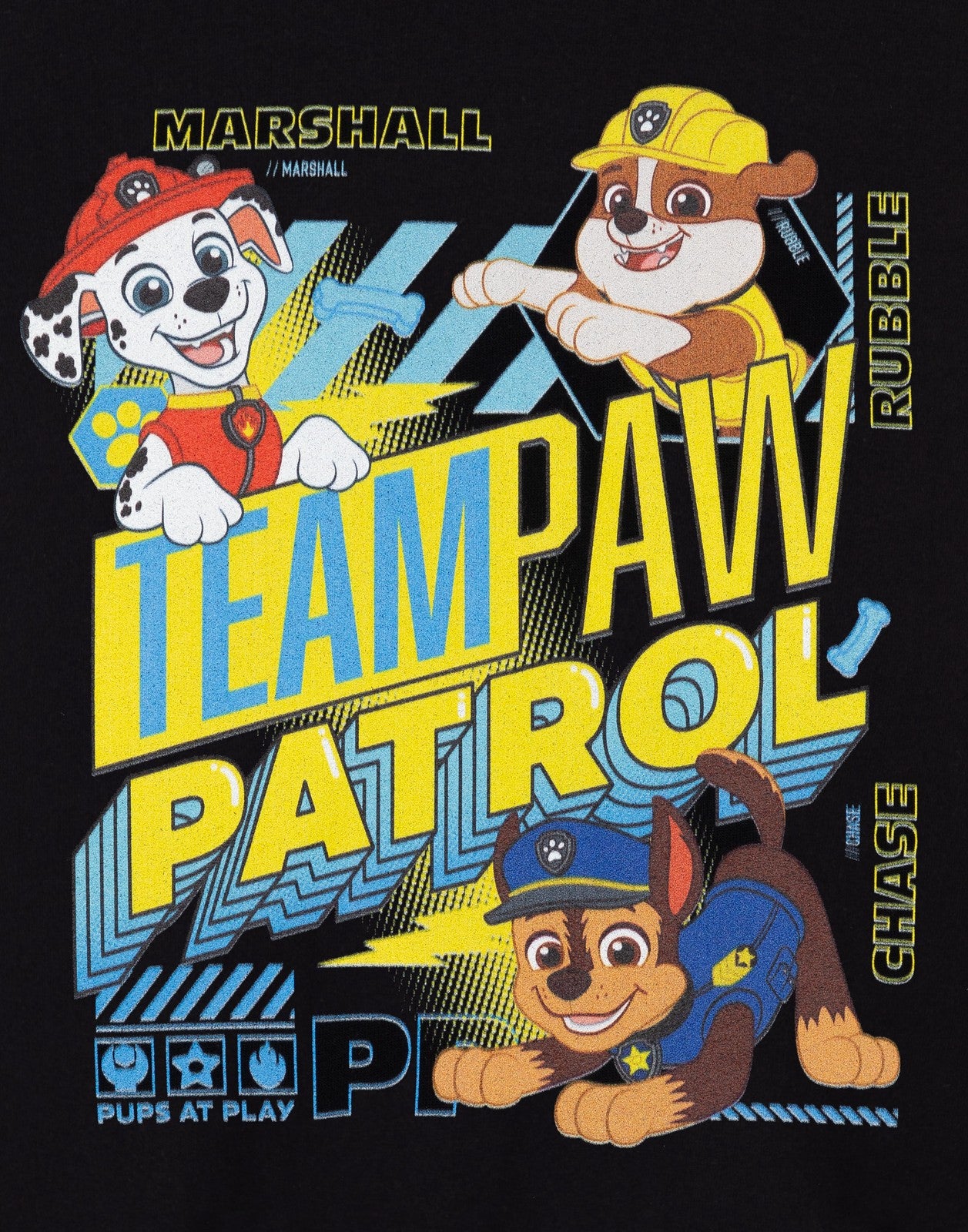 Paw Patrol Hoodie | Boys Black | Official Merch