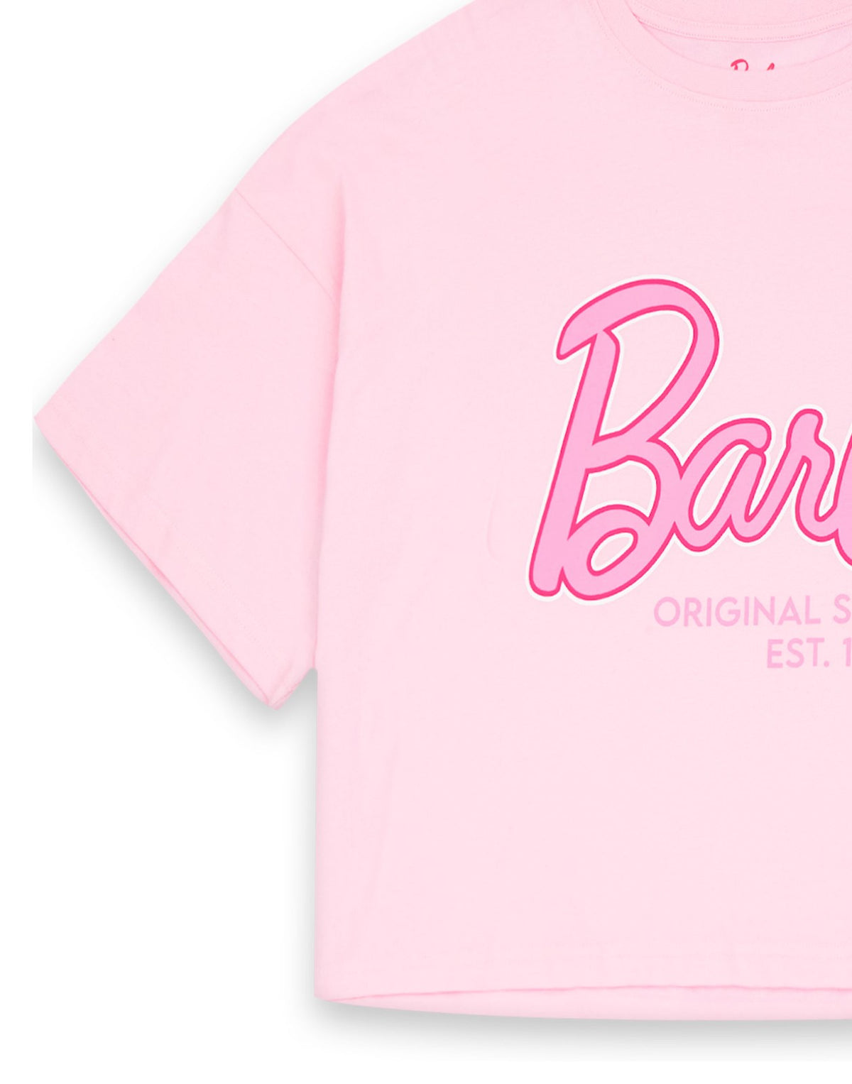 Barbie Short Sleeve Long Leg Pyjama Set | Womens Pink | Official Merch