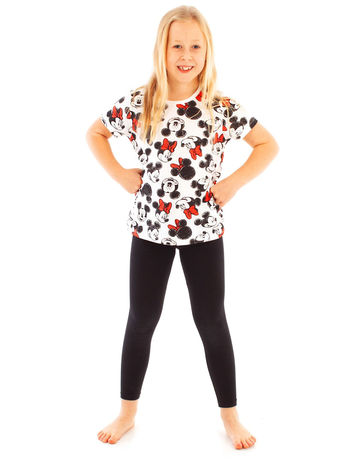 Disney Short Sleeved T-Shirt | Girls White | Official Merch
