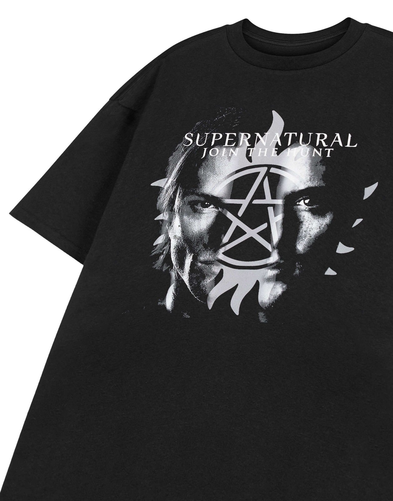 Supernatural Short Sleeved T-Shirt | Mens Black | Official Merch