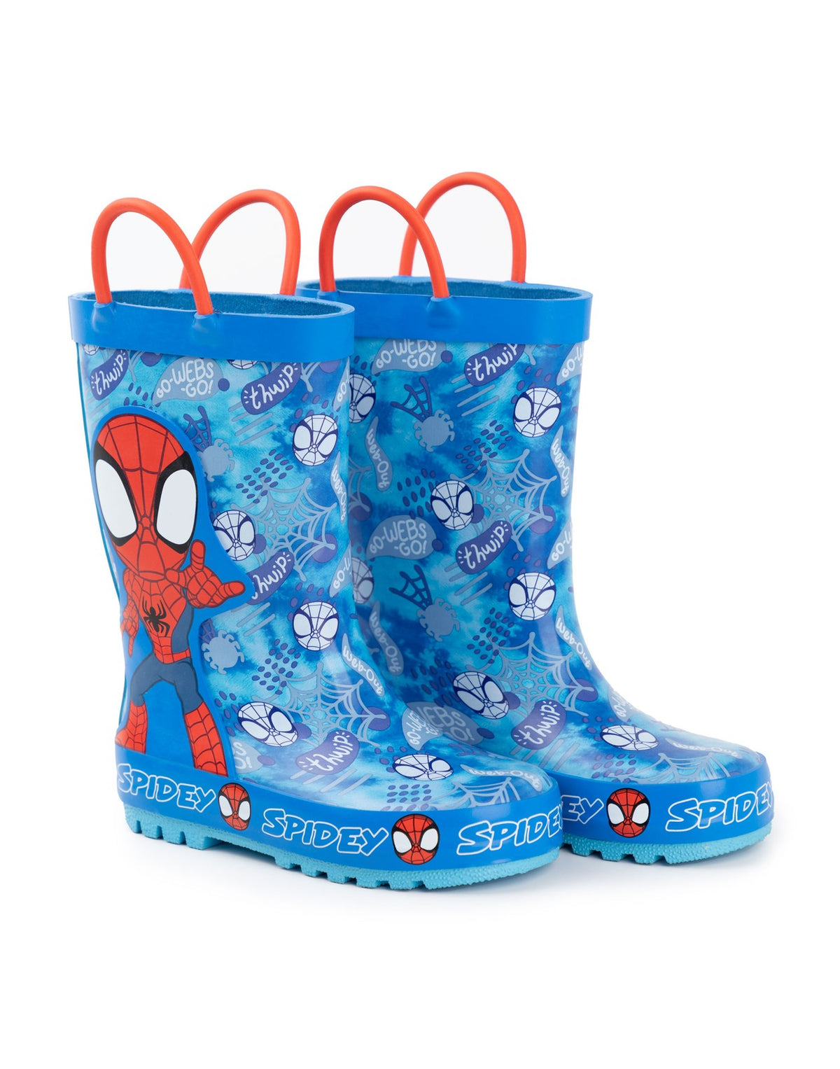 Marvel Wellington Boots with Handles | Unisex Kids Blue | Official Merch
