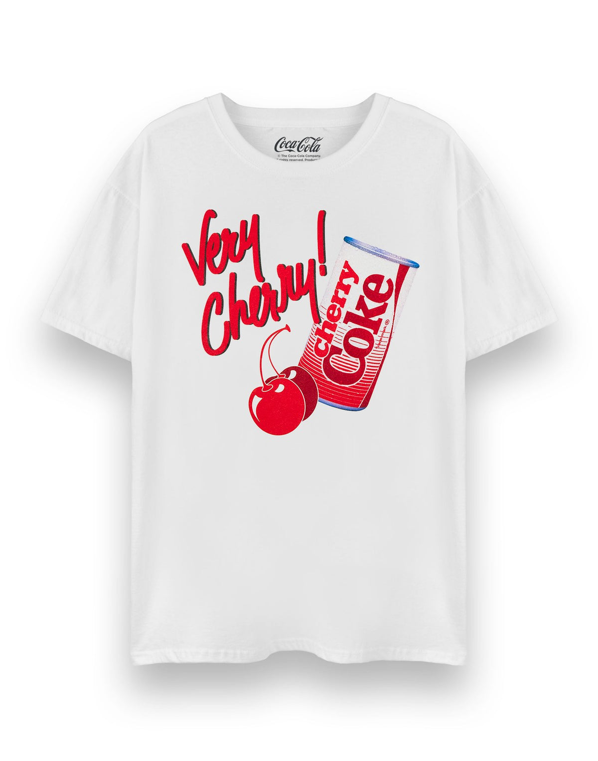 Coca Cola Short Sleeved T-Shirt | Womens White | Official Merch