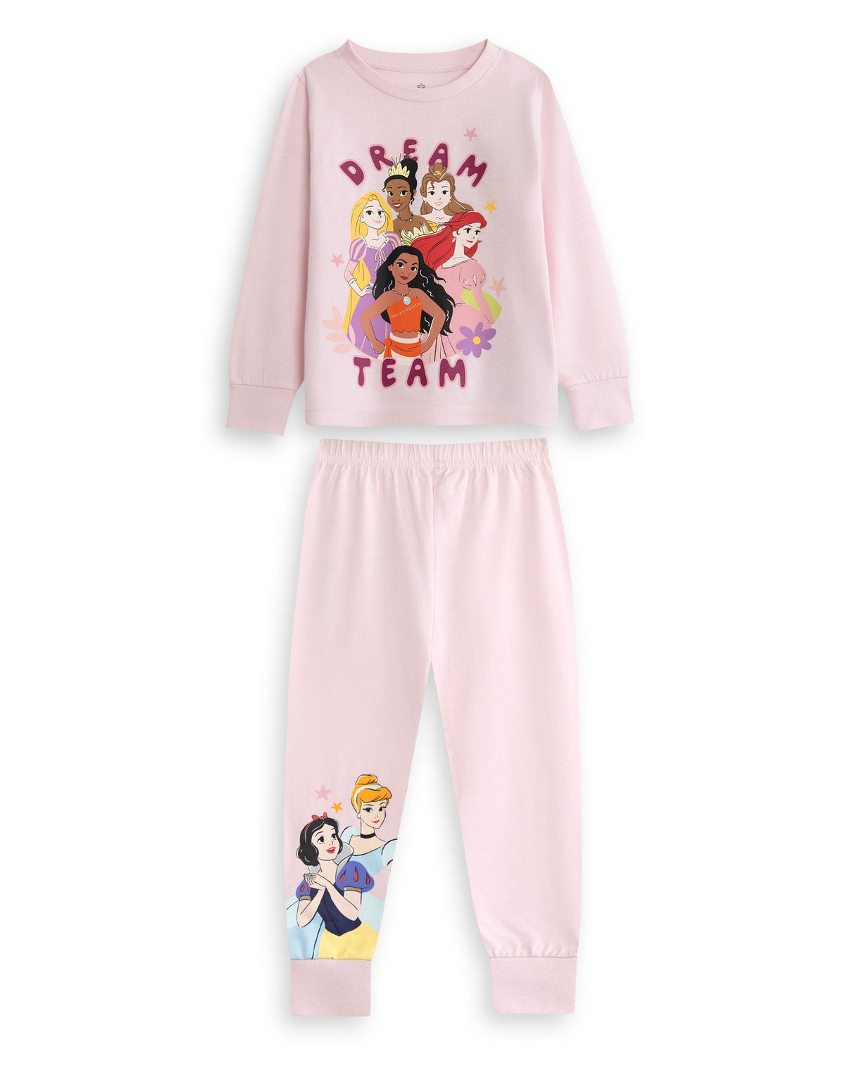 Disney Multi-Pack of 2 Long Sleeve Long Leg Pyjama Set | Girls Multicoloured | O