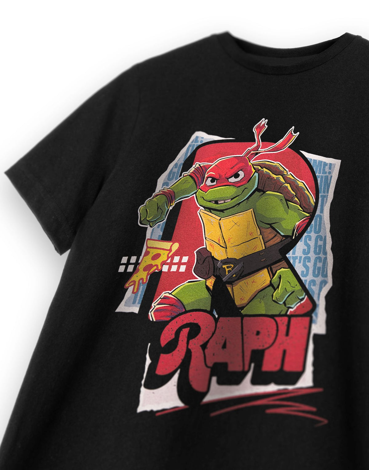 Teenage Mutant Ninja Turtles Short Sleeved T-Shirt | Boys Black | Official Merch