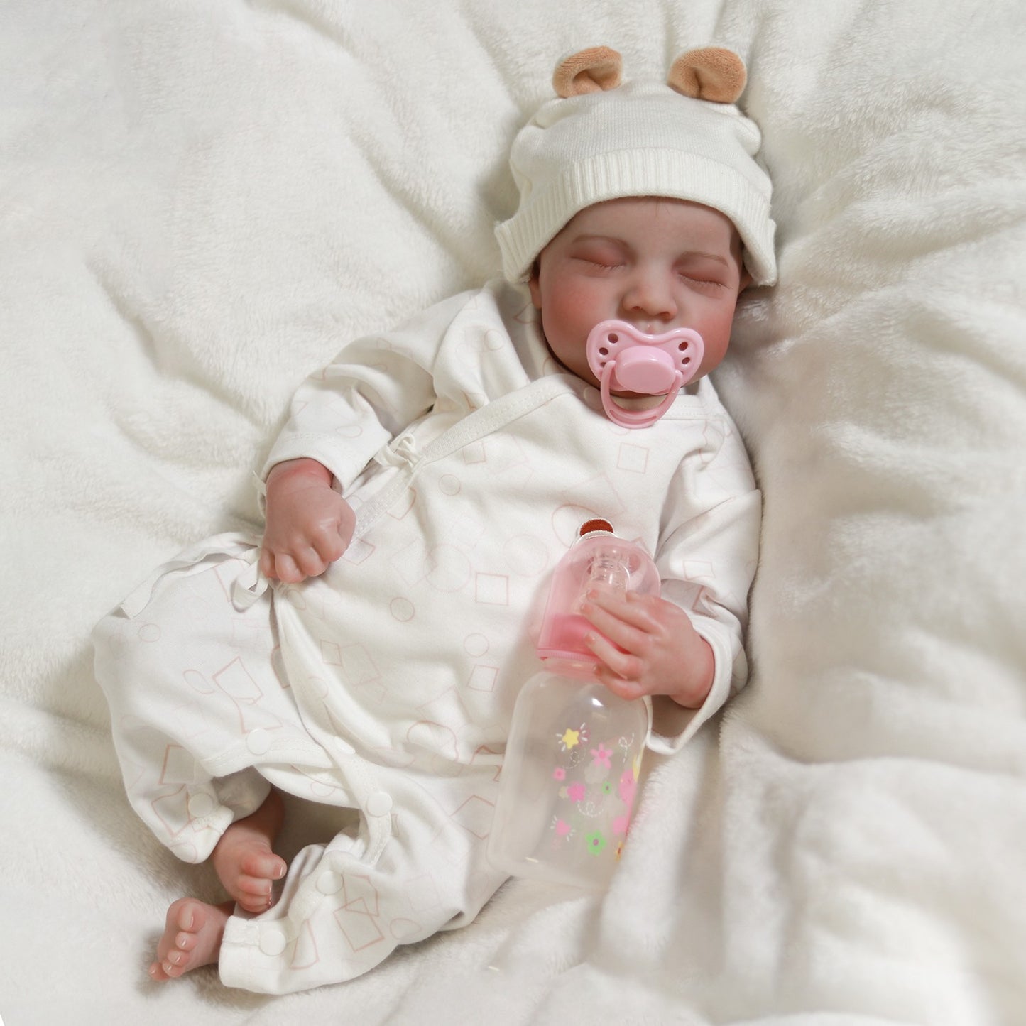 18" Realistic Reborn Baby Dolls Real Handmade Newborn Girl Boy Lifelike Doll Toy