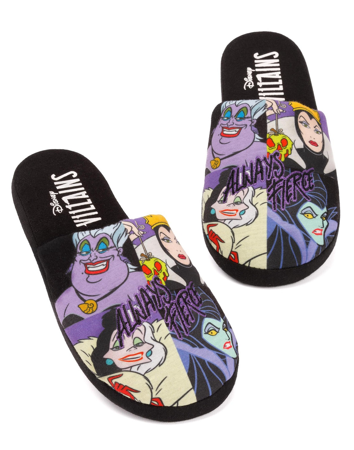 Disney Mule Slippers | Womens Black | Official Merch