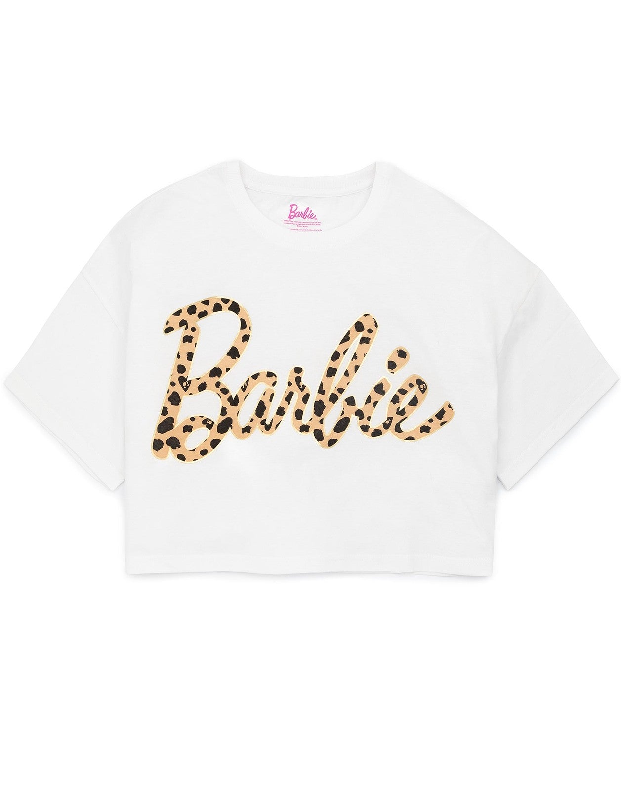 Barbie Short Sleeve Long Leg Pyjama Set | Womens White | Official Merch