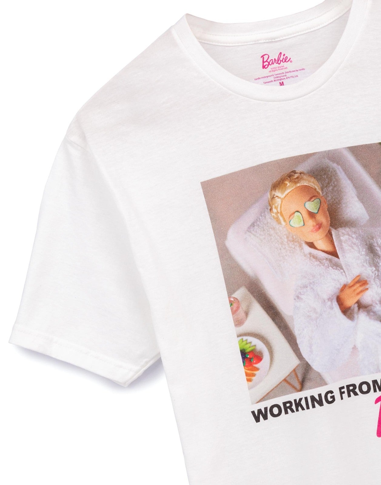 Barbie Short Sleeved T-Shirt | Womens White | Official Merch
