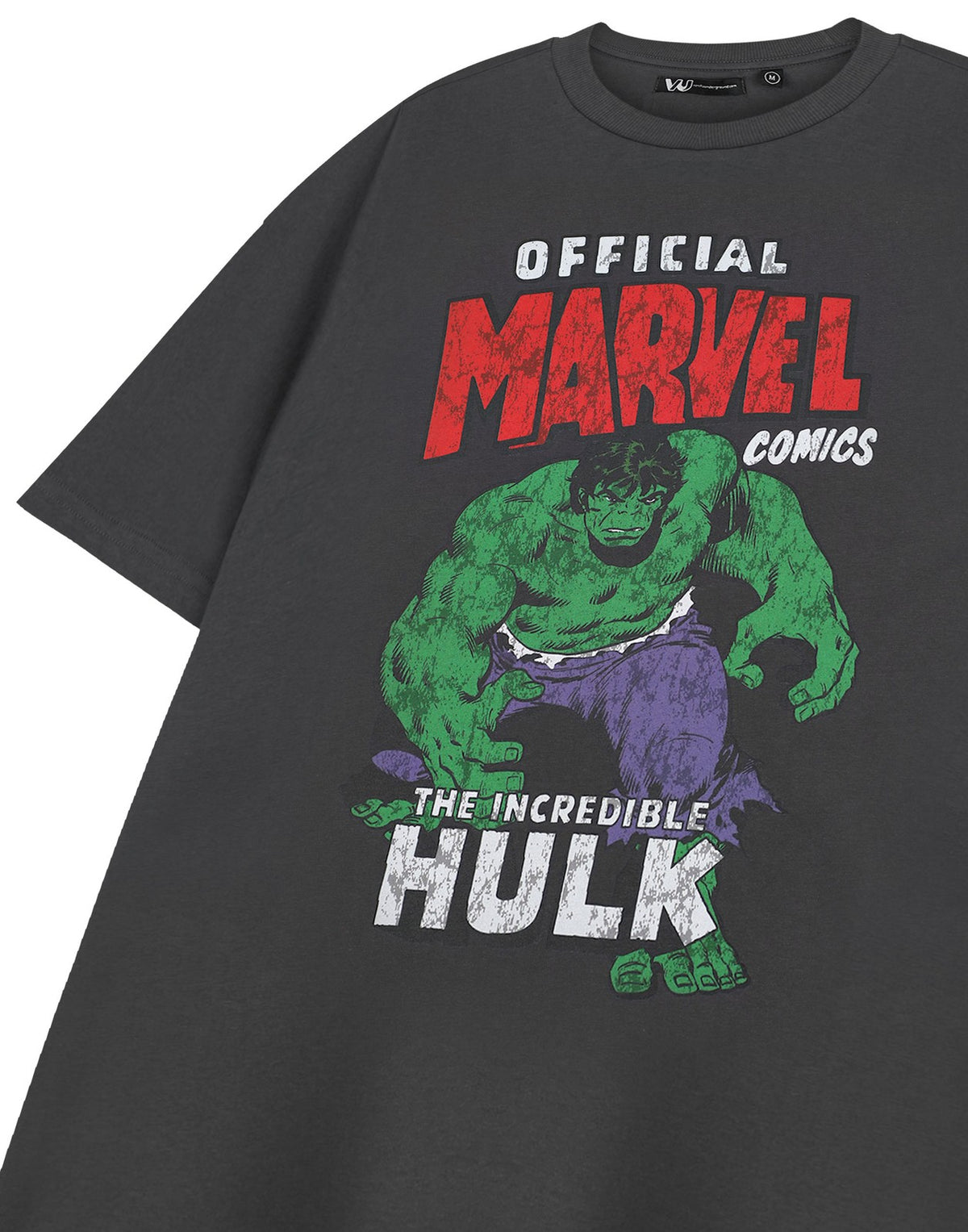 Marvel Short Sleeved T-Shirt | Mens Charcoal | Official Merch