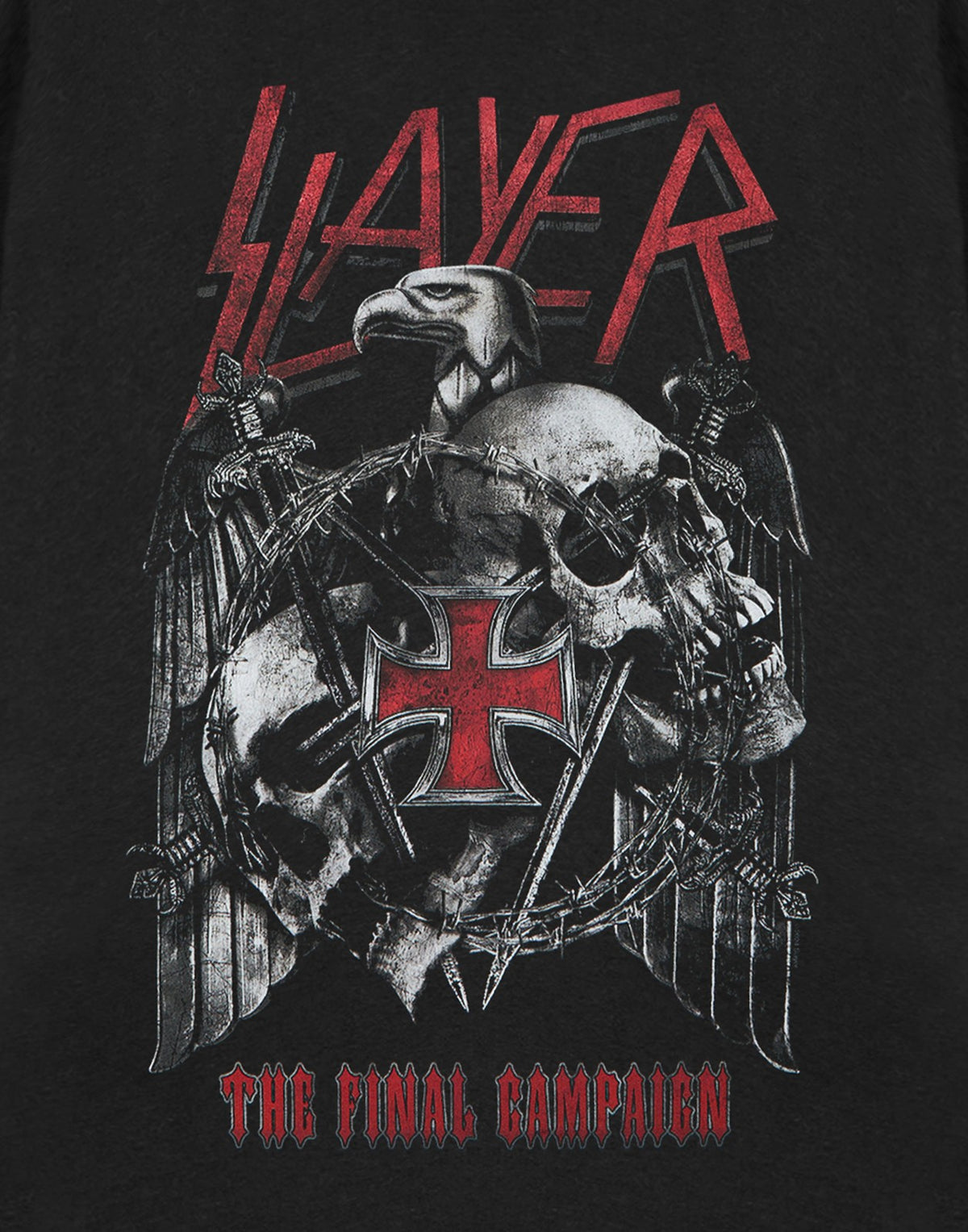 Slayer Short Sleeved T-Shirt | Mens Black | Official Merch