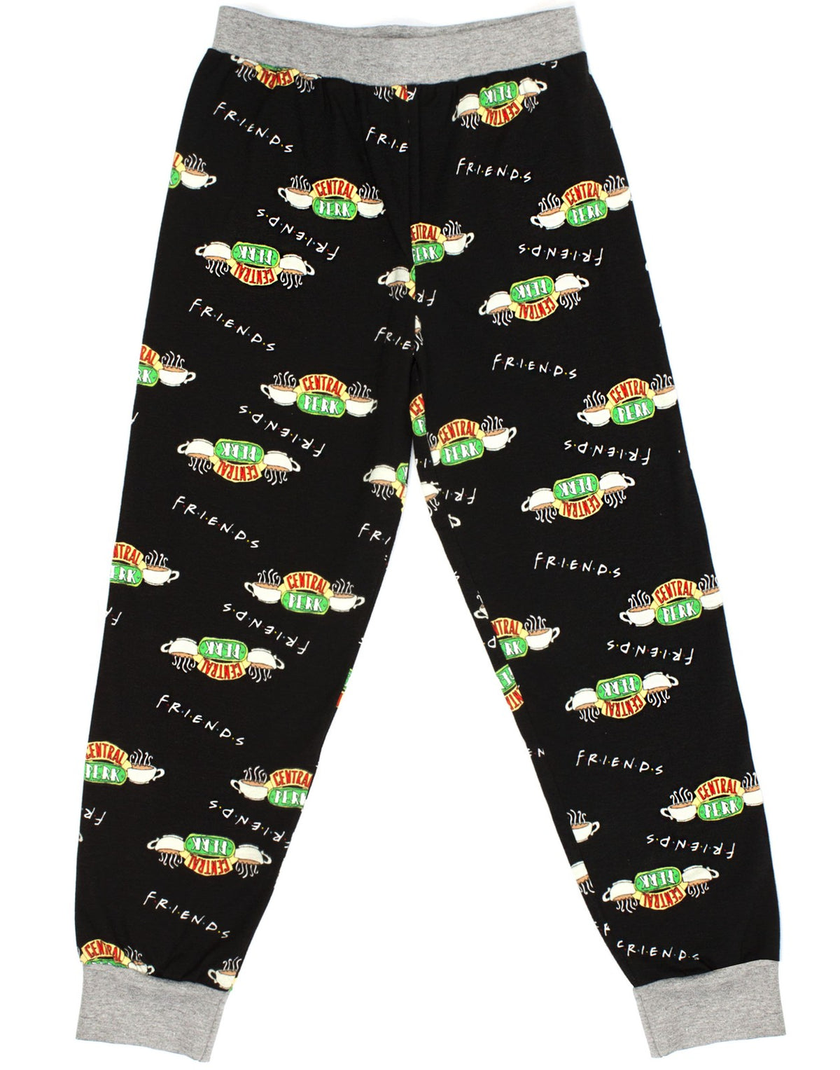 Friends Short Sleeve Long Leg Pyjama Set | Unisex Kids White | Official Merch