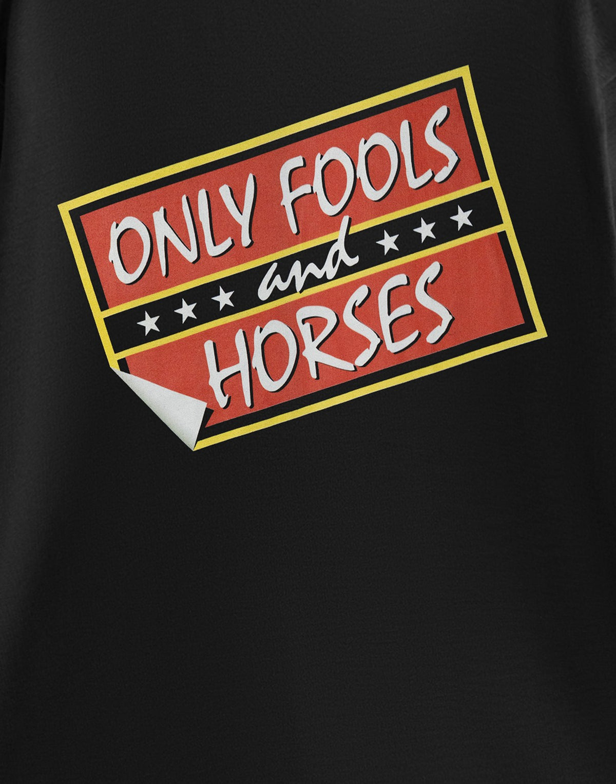 Only Fools And Horses Short Sleeved T-Shirt | Mens Black | Official Merch