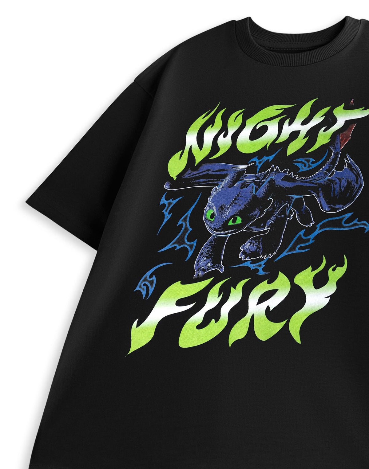 How to Train Your Dragon Short Sleeved T-Shirt | Mens Black | Official Merch