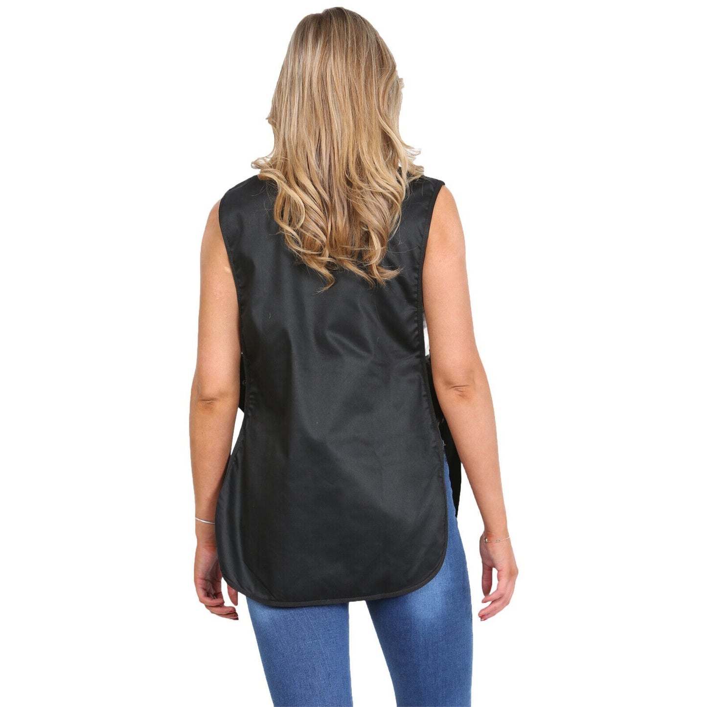 Plain Tabard Apron Workwear Cleaning Catering Salon | Large Pocket | Popper Fast