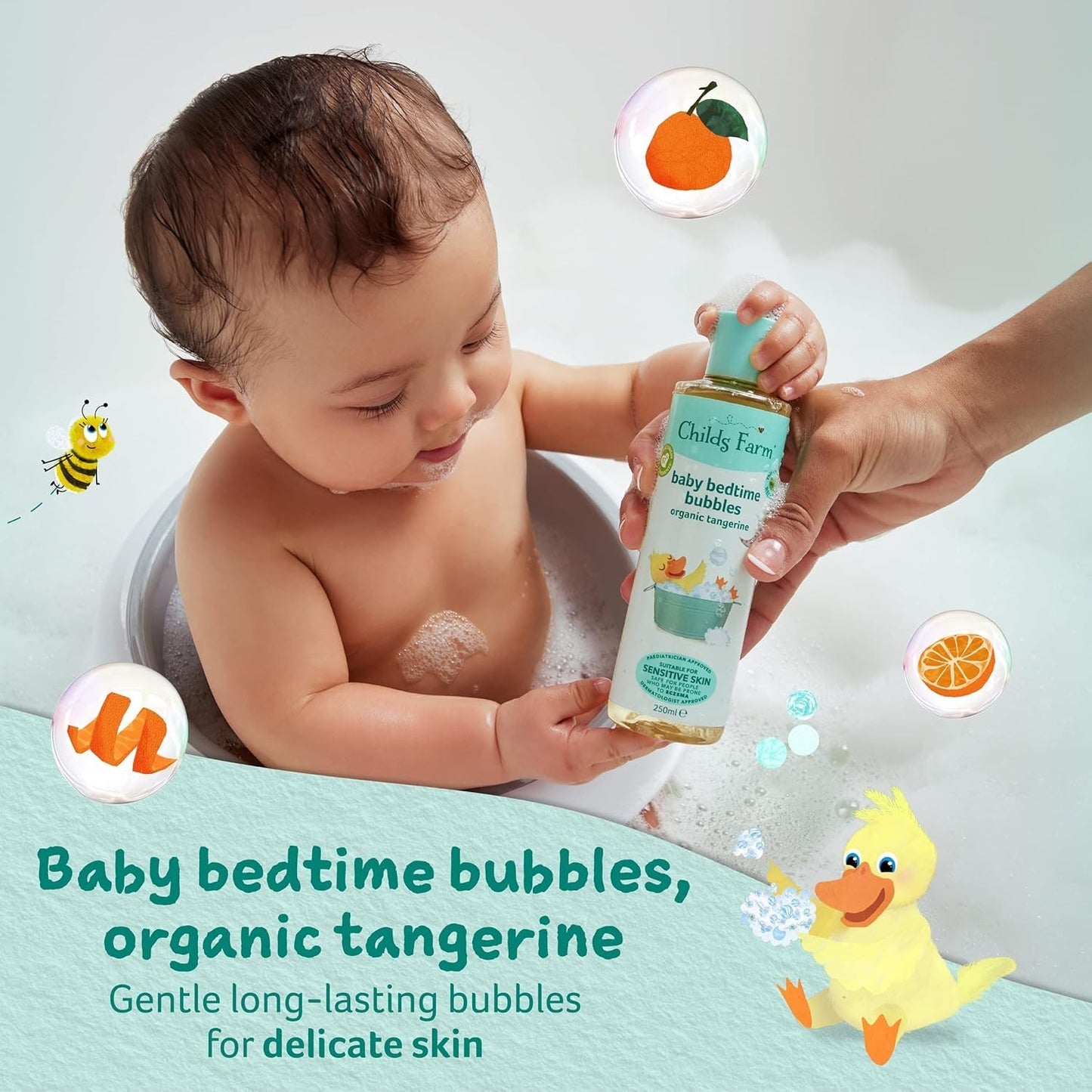 Complete Baby Skincare Bundle: Moisturiser, Wash & Bedtime Bubbles for Eczema