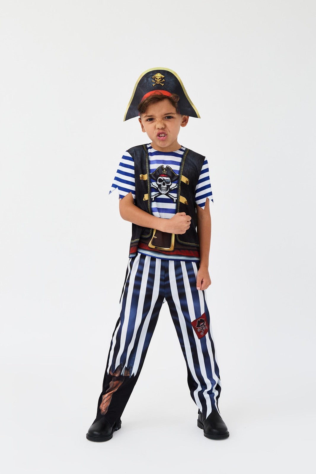 Blues Group 3 Piece Costume | Boys Multicoloured | Official Merch