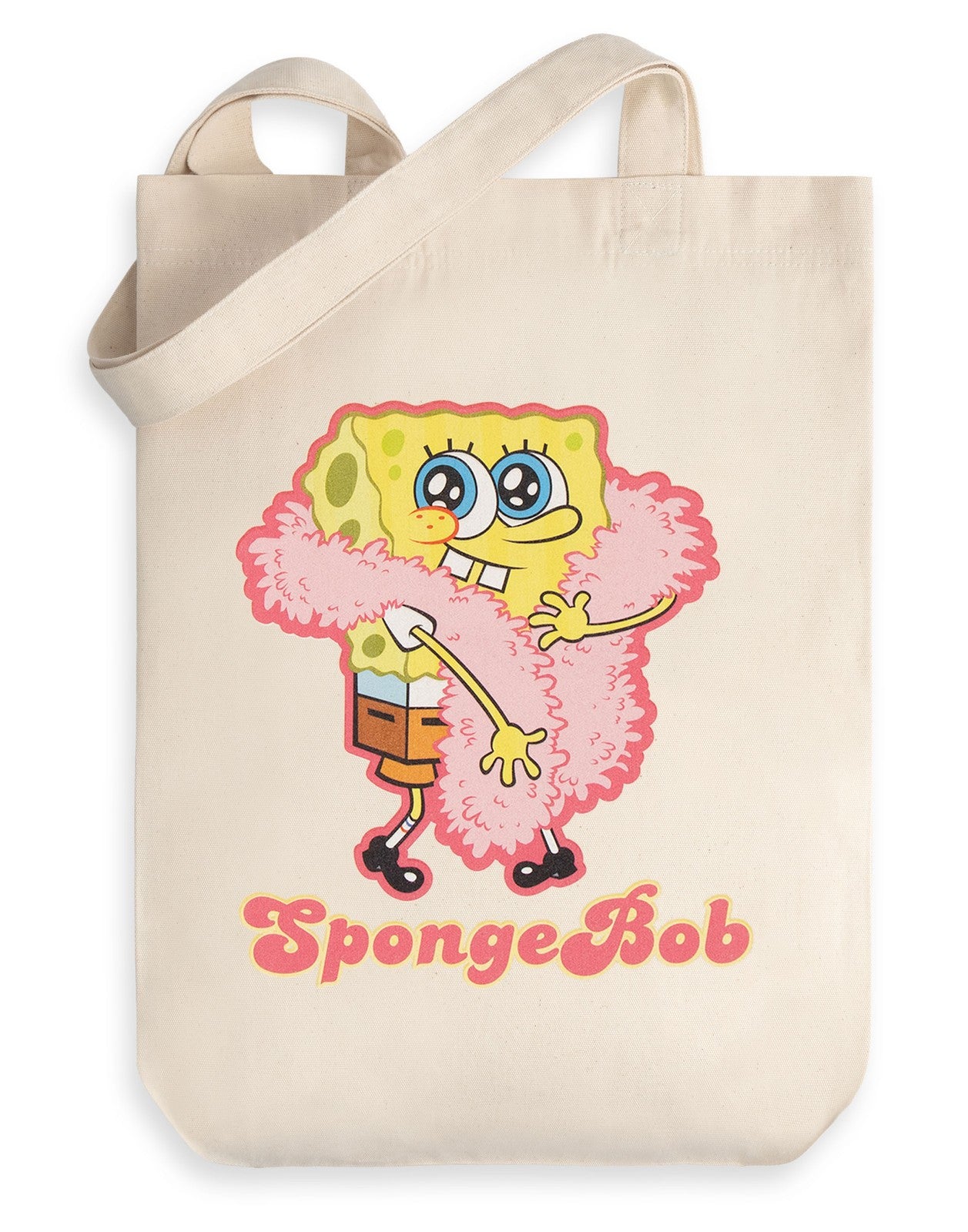 SpongeBob SquarePants Tote Bag | Unisex Beige | Official Merch